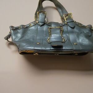 Elegant Gray Designer Handbag